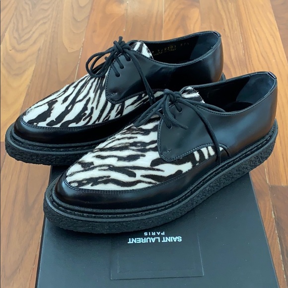 Saint Laurent Zebra Print Creepers - Picture 9 of 15